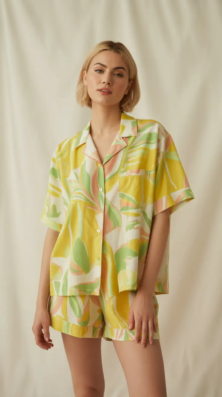 hot weather summer outfits 2026 Sunwashed Prints and Effortless Matching Sets
