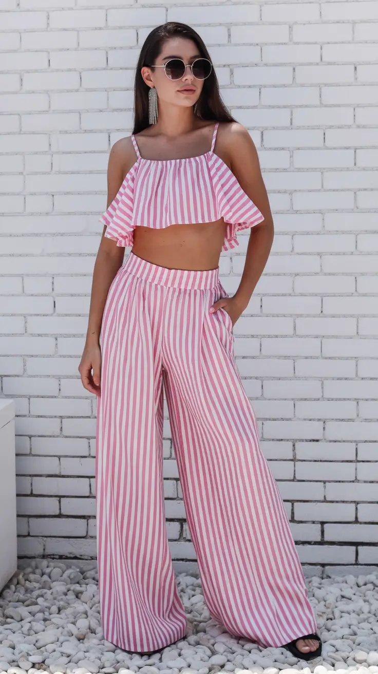 chic summer fashion outfits 2026 Lightweight Stripes and Movement That Catch Every Breeze