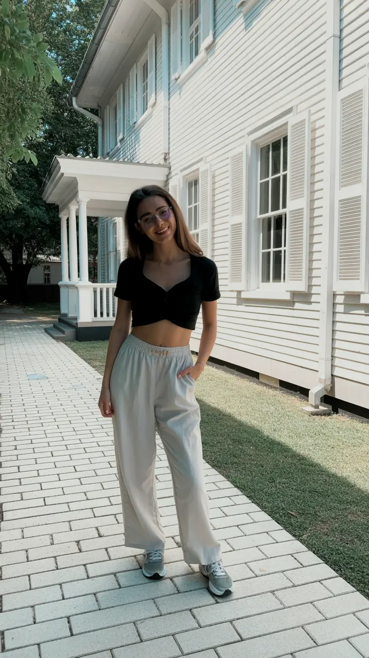 cute summer outfits for teens 2026 Soft Minimal Lounge Street Look
