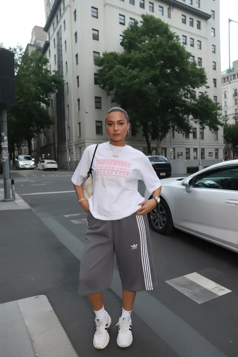 May outfits ideas 2026 Relaxed Athleisure Confidence For Urban Errands
