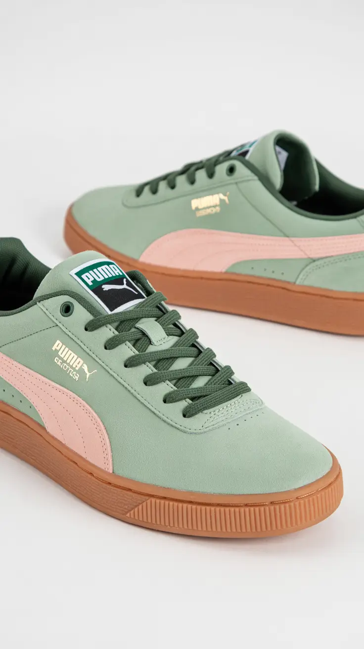 summer outfits with sneakers for women 2026 Muted Green Sneakers and Soft Contrast Dressing