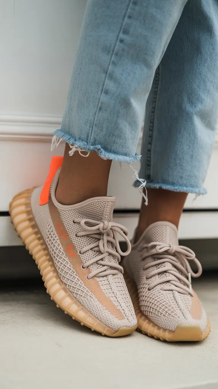 summer outfits with sneakers for women 2026 Soft Beige Sneakers and That Effortless Denim Moment