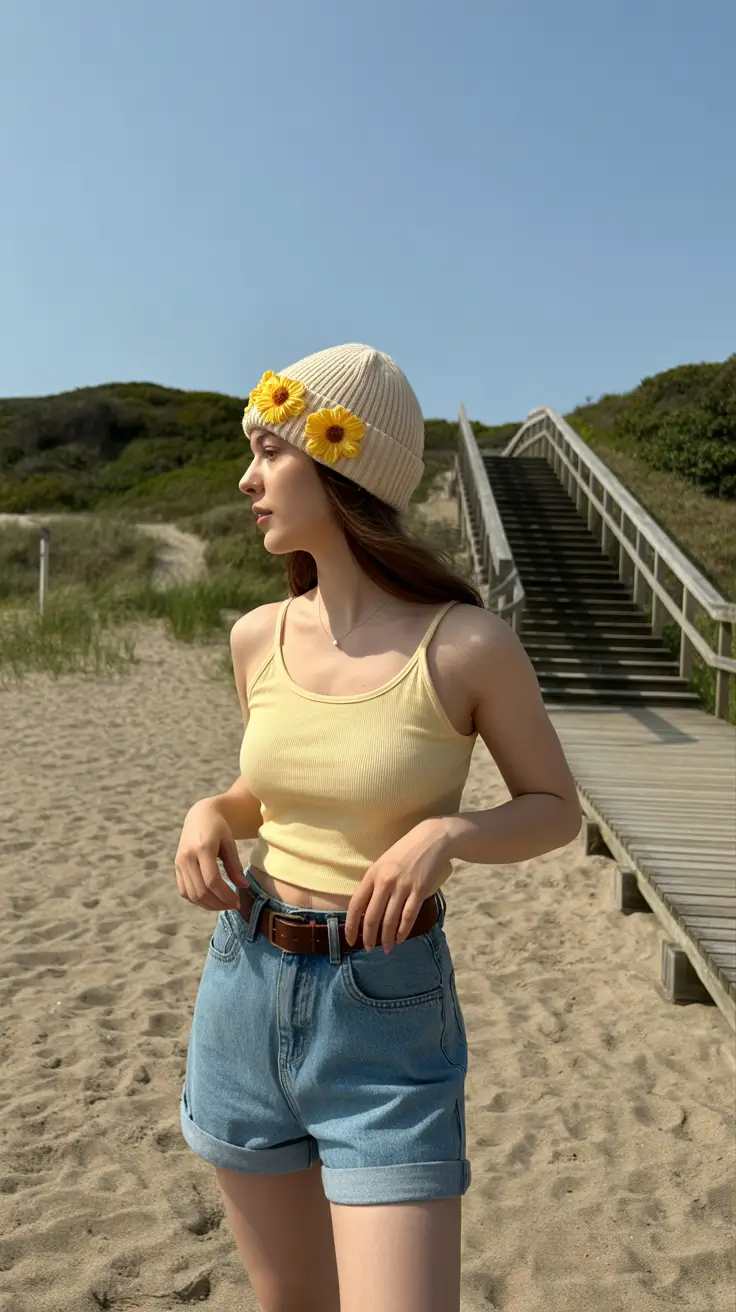 summer capsule wardrobe for women 2026 Soft Coastal Minimalism with a Playful Twist