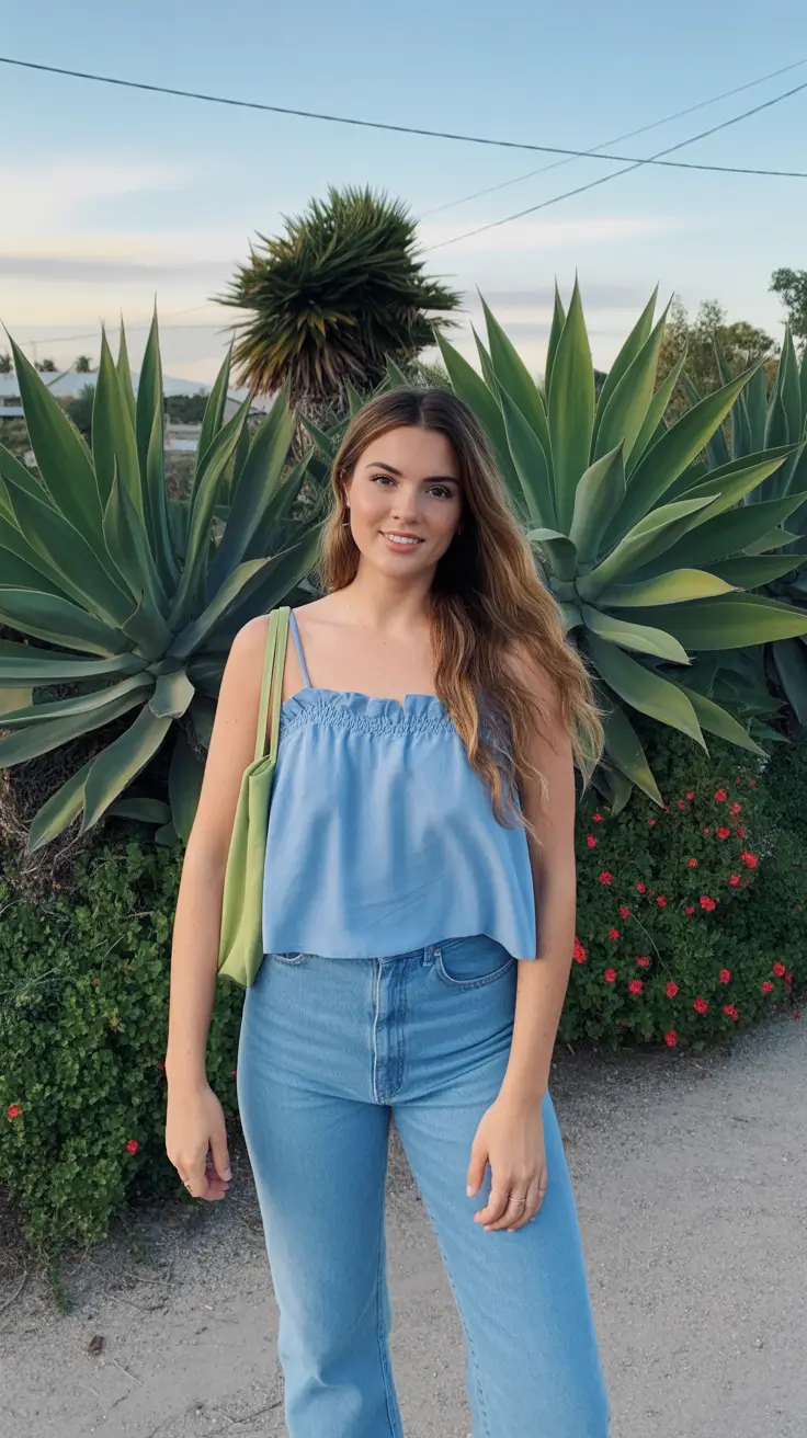 summer capsule wardrobe for women 2026 Fresh Blue Tones - Light Layers for Everyday Ease