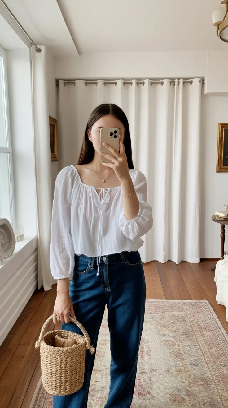 summer capsule wardrobe for women 2026 Modern Romance - The Blouse That Changes Everything
