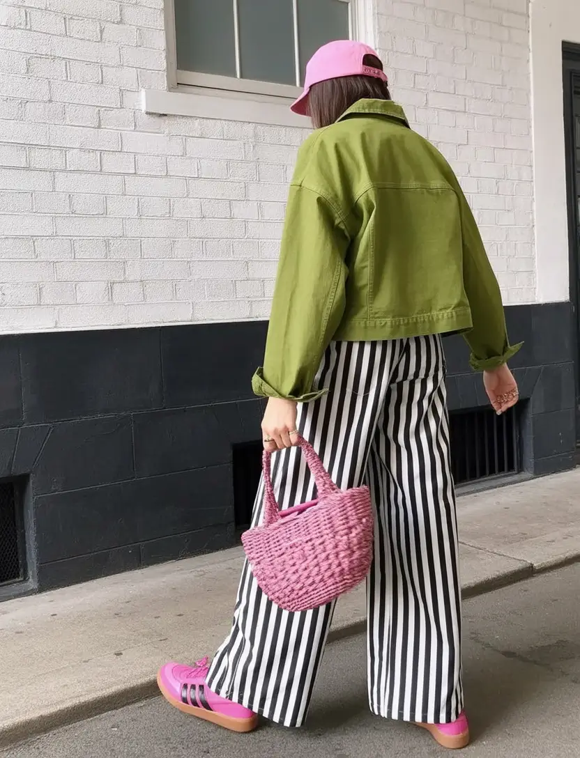 Spring Bold Stripes Color Block Look 2026