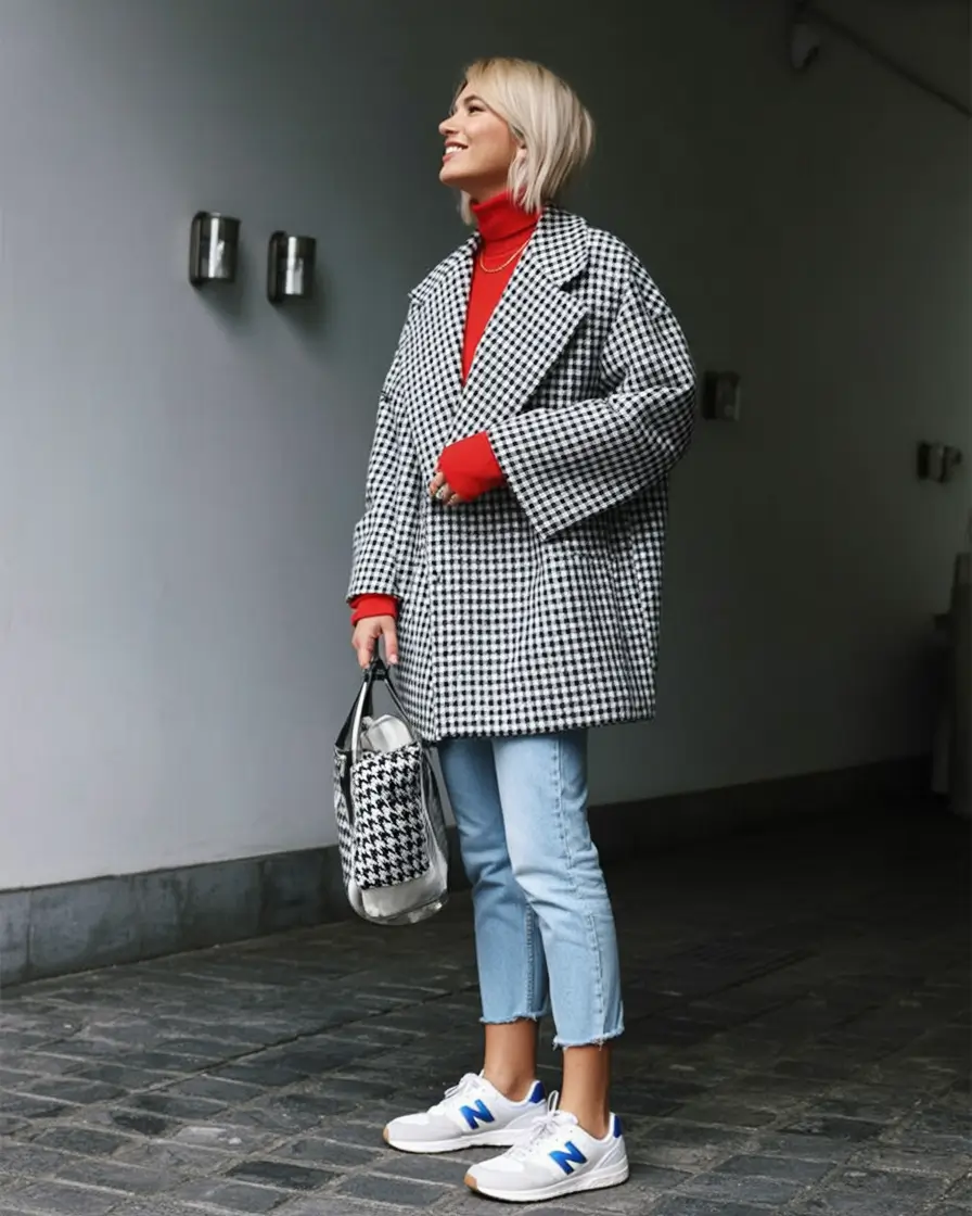Spring Houndstooth Sporty Layers 2026