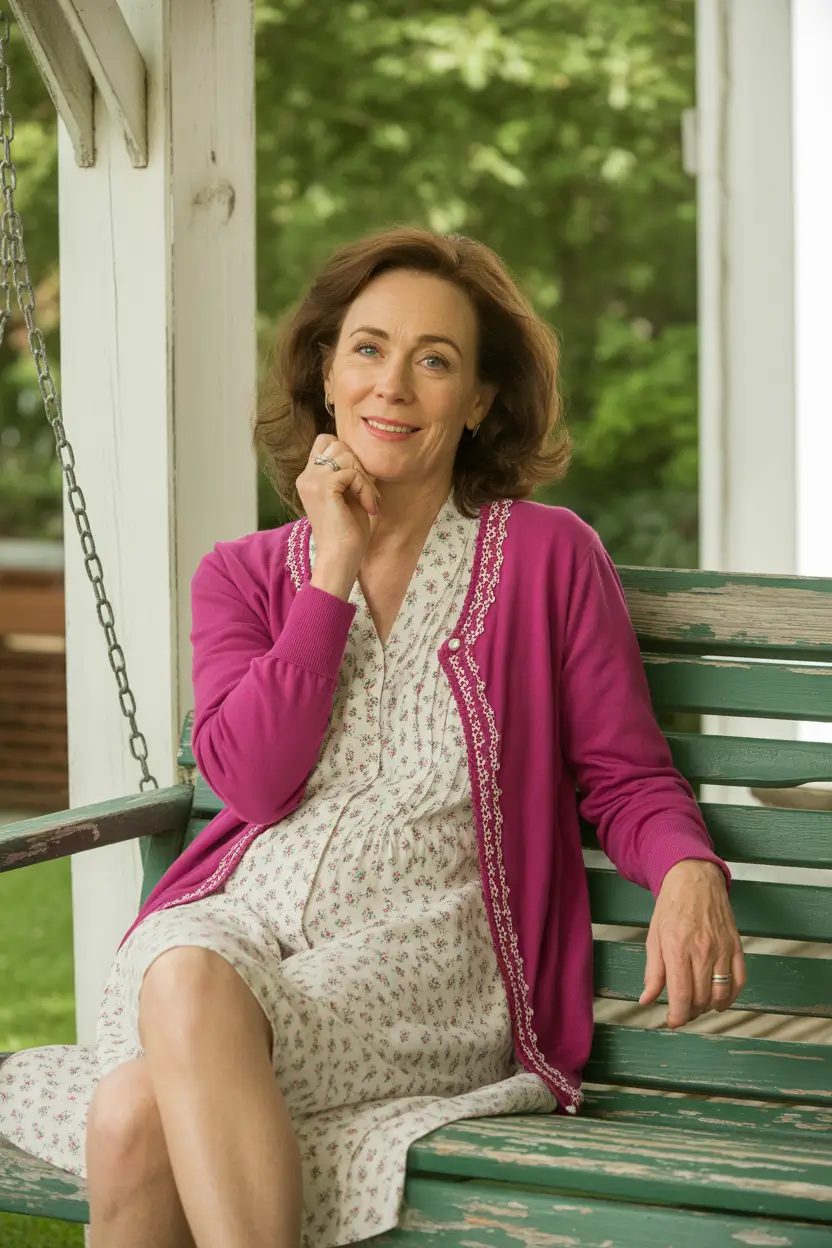 Glamorous Soft Florals and Magenta Warmth