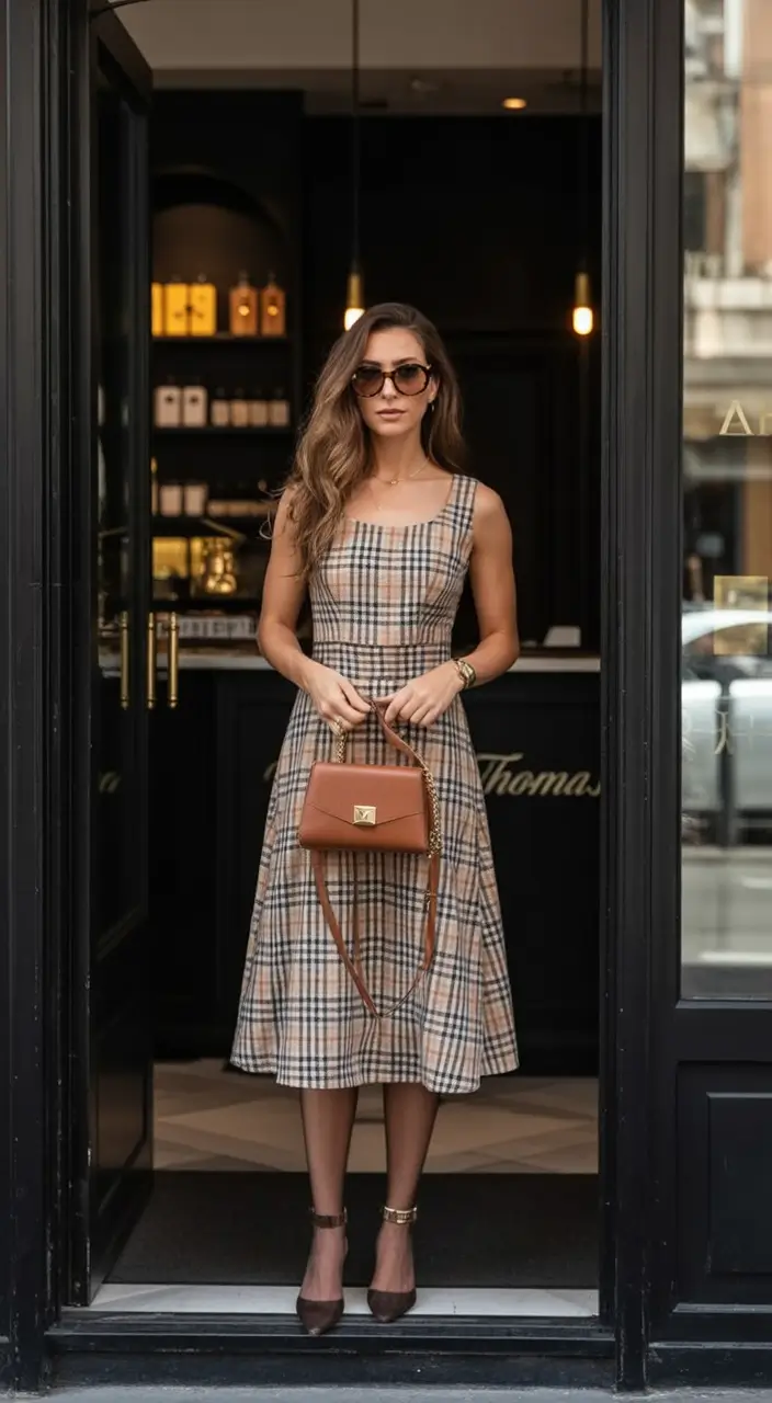 Old money Checks and Clean Lines for Spring Sophistication