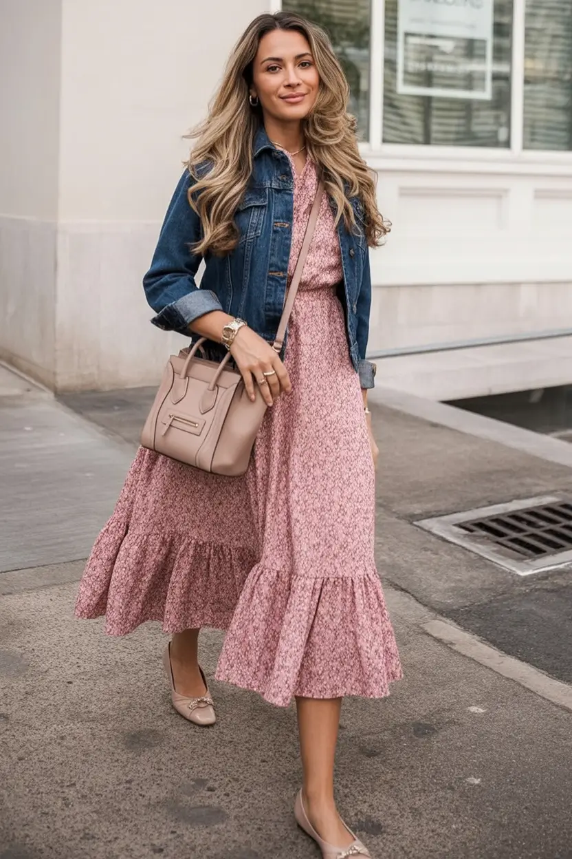 Casual Soft Florals With Denim Comfort 2026