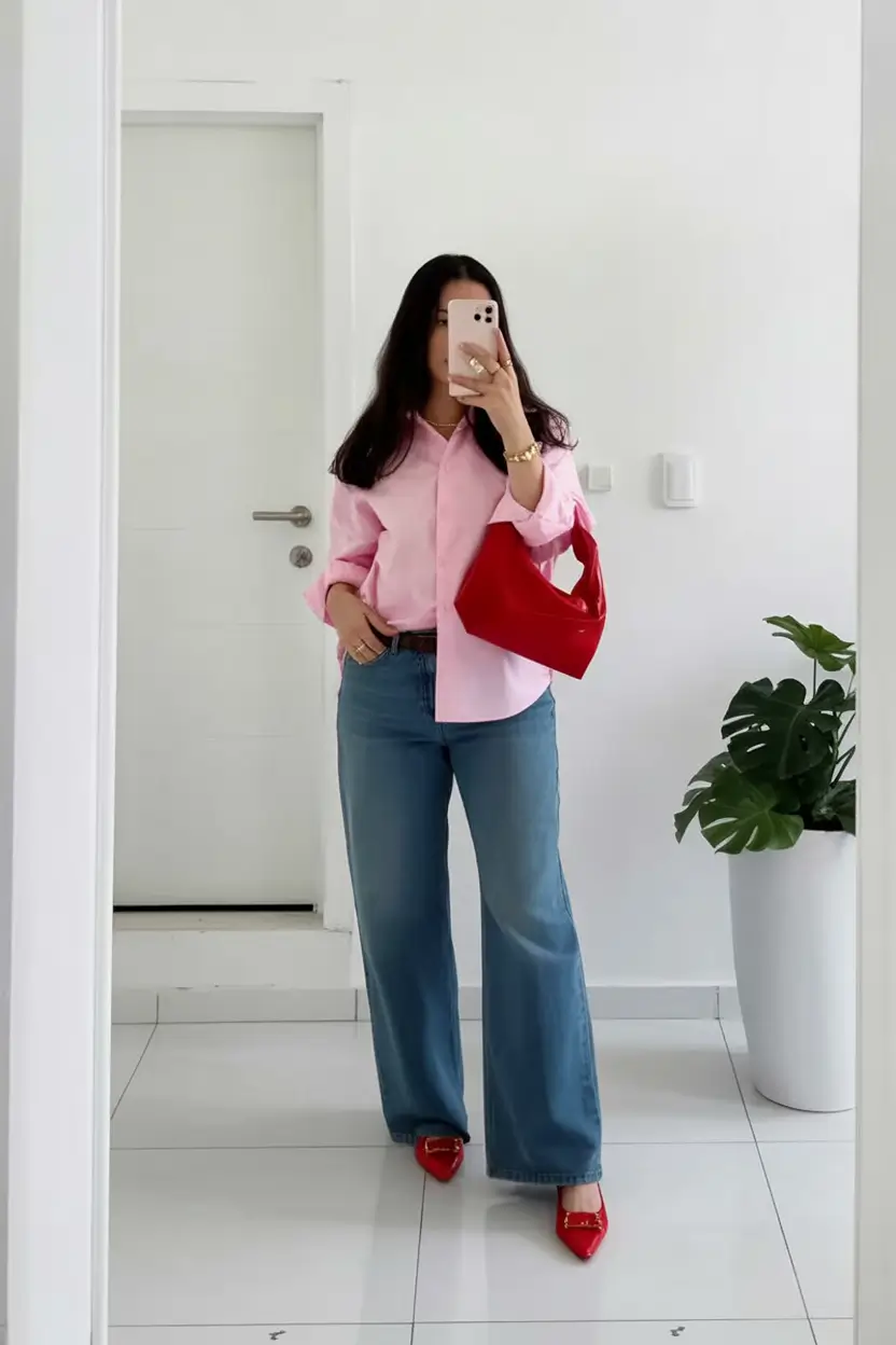 Spring Soft Pink Ease with a Bold Twist