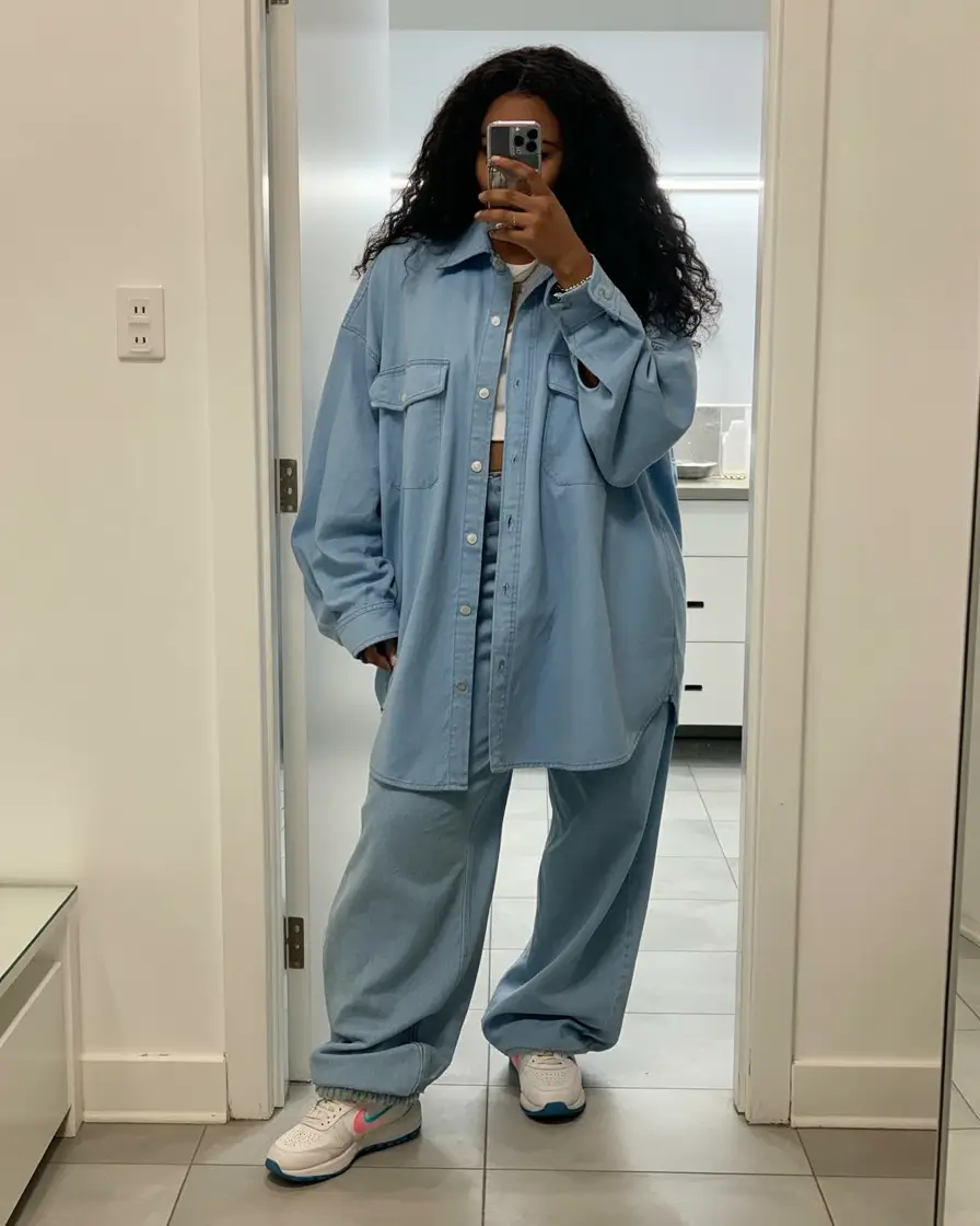 Spring Oversized Denim Comfort