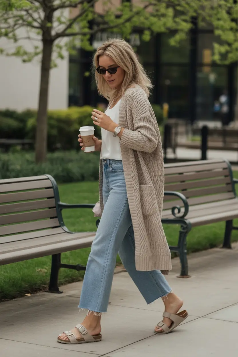 spring transition outfits Soft Neutrals for Slow Spring Mornings