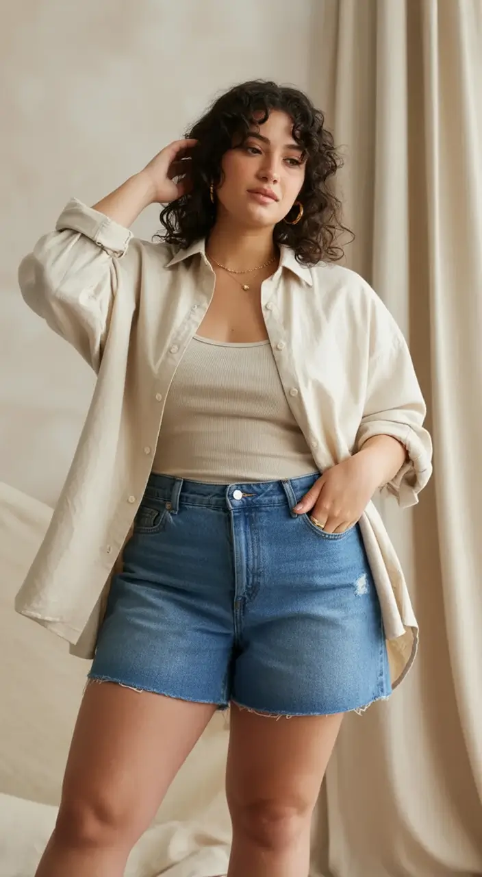 Ideas 2026 Soft Neutrals With Denim for Warm Spring Afternoons
