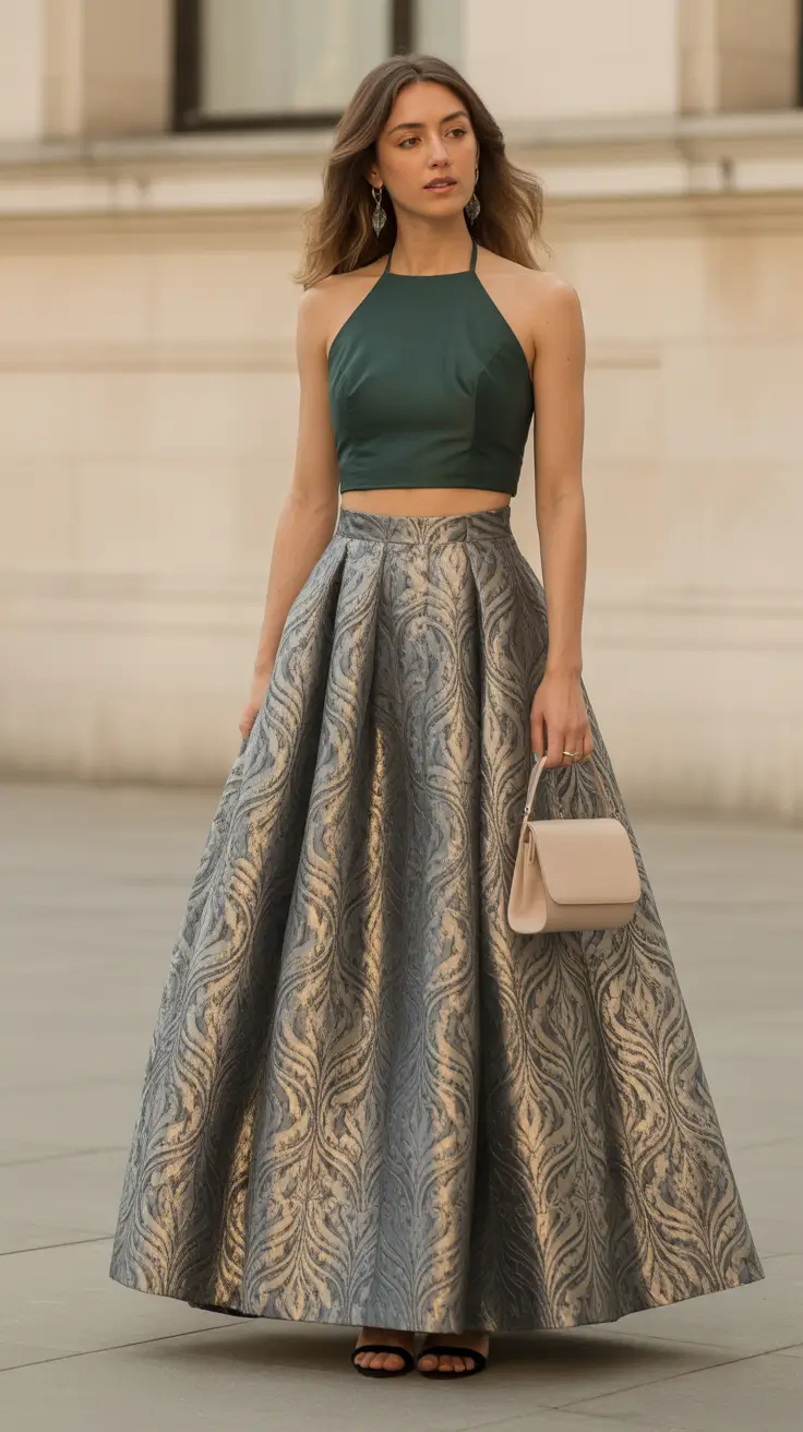 Spring Wedding Outfit Two Piece Evening Drama 2026