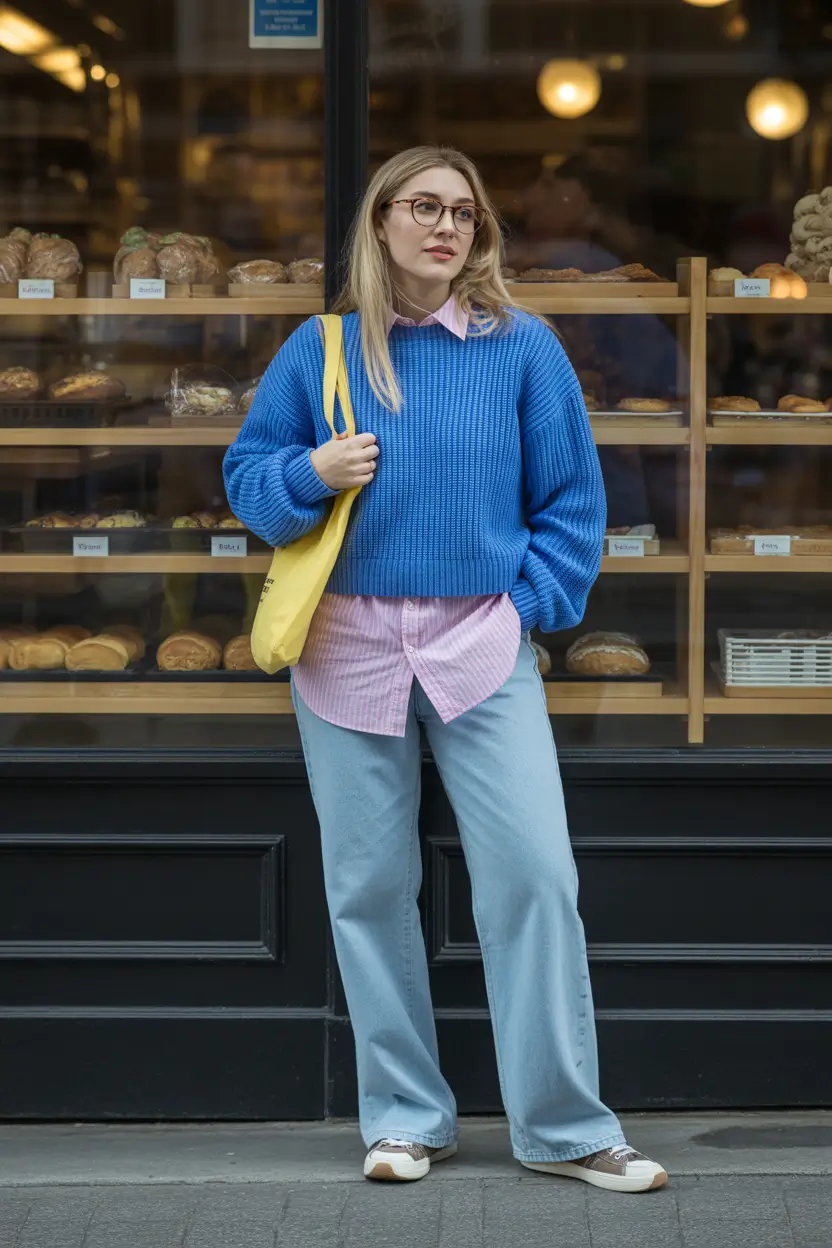 Layering Cobalt Blues With Rose-Pink Layering