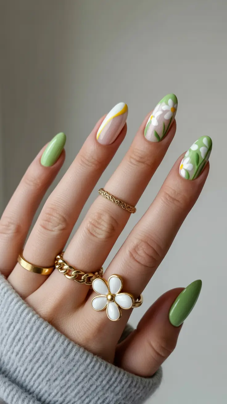 spring nail colors 2026 Garden Mist Soft Greens