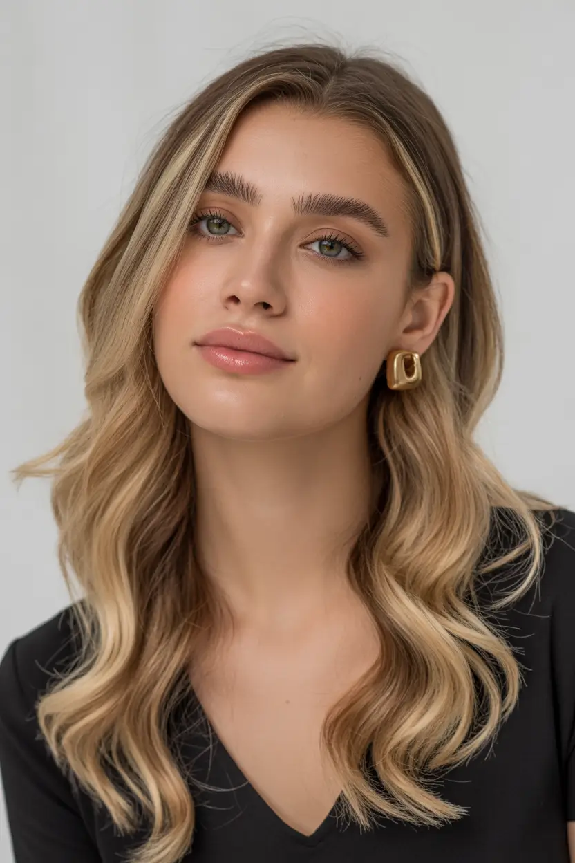 ombre Soft Blonde Contour With Airy Spring Dimension