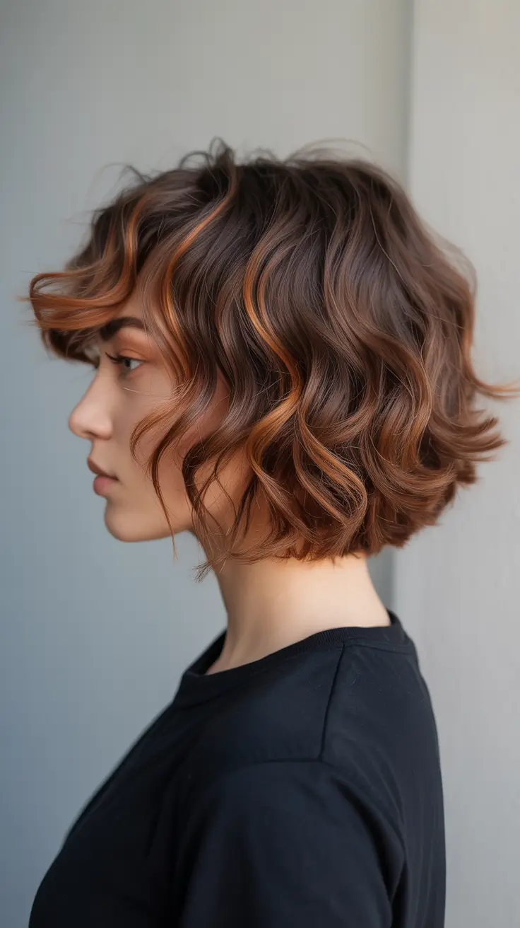 ombre Amber-Flecked Curly Ombre With Spirited Spring Energy