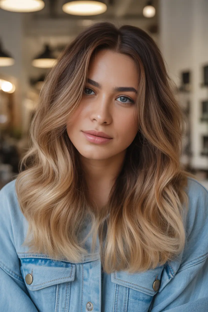 ombre Honey-Melt Ombre With Dimensional Spring Warmth