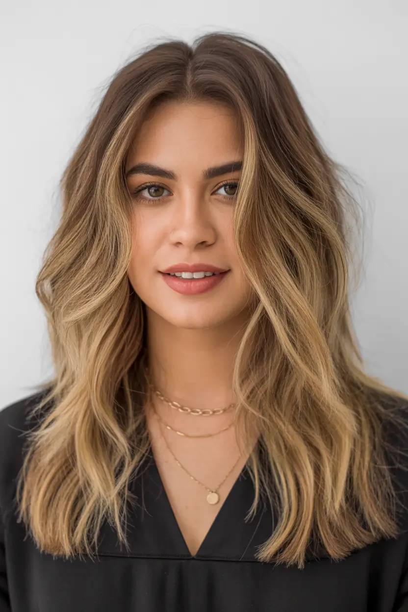 Shag 2026 Honeyed Bronde Mid-Length Shag Glow