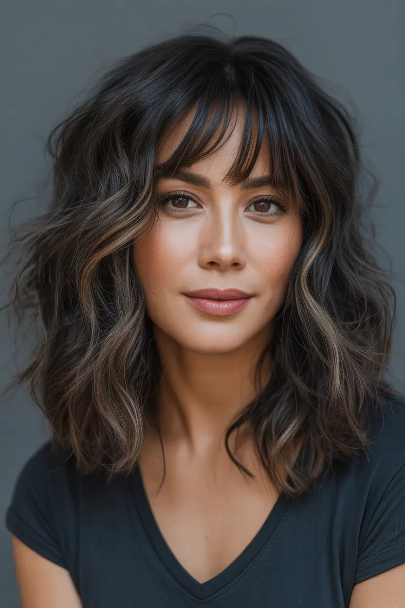 Shag 2026 Mocha Wave Shag With Airy Fringe