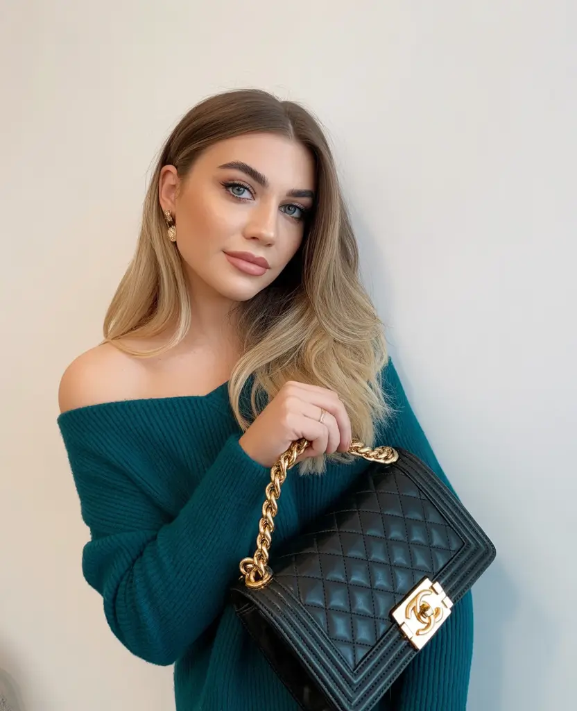 Haircolor Rooted Golden Blonde With Soft Spring Brightness