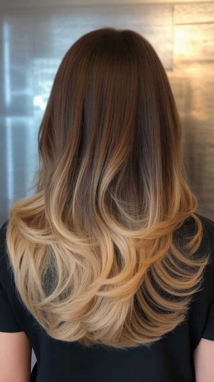 easy spring long haircuts styles 2026 Golden Blonde Layers With a Soft Spring Cascade