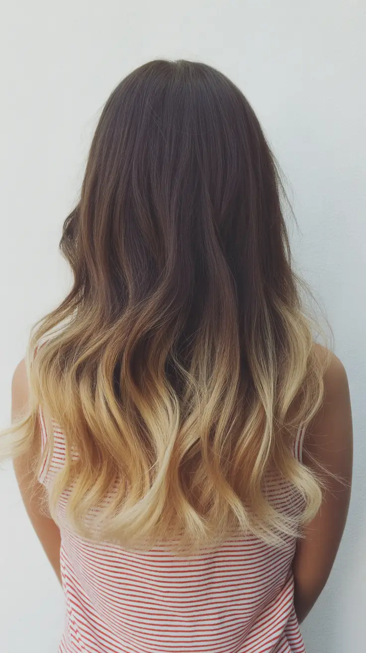 easy spring long haircuts styles 2026 Soft Brunette Melt With Sun-Lifted Ends