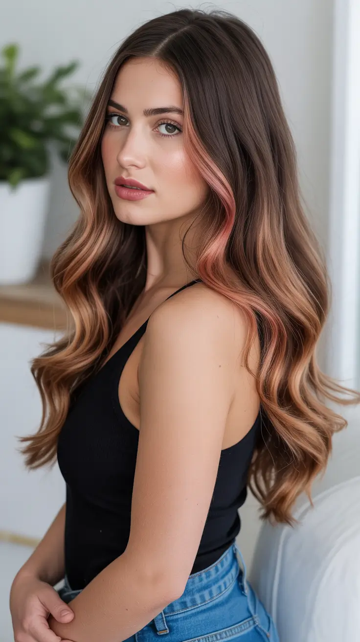 balayage Rosewood Ribbon Contour