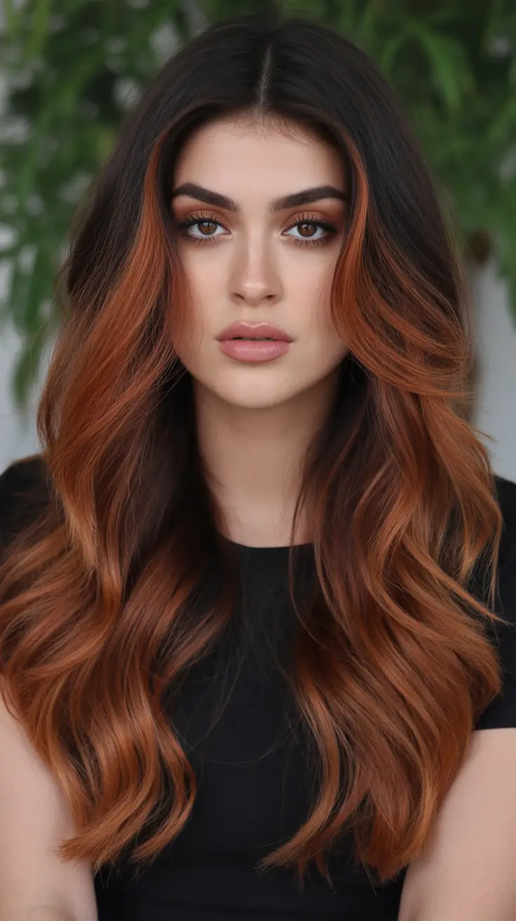 balayage Burnished Ember Melt