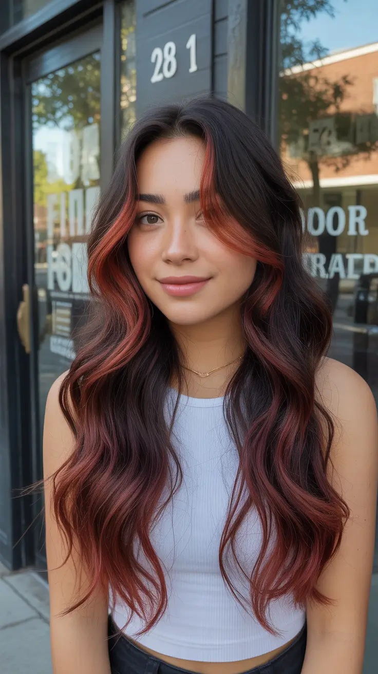 balayage Cherrywood Fade Lights