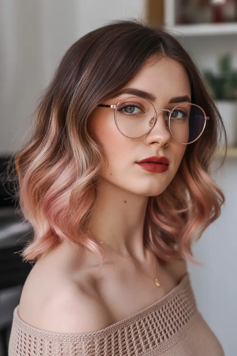 balayage Soft Rosewood Melt