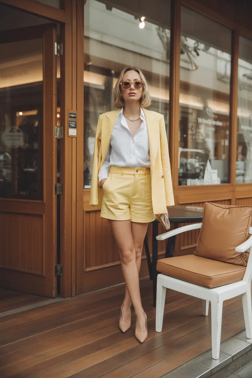 2026 Lemon-Toned Power Suiting for Sunshine-Lit Cities