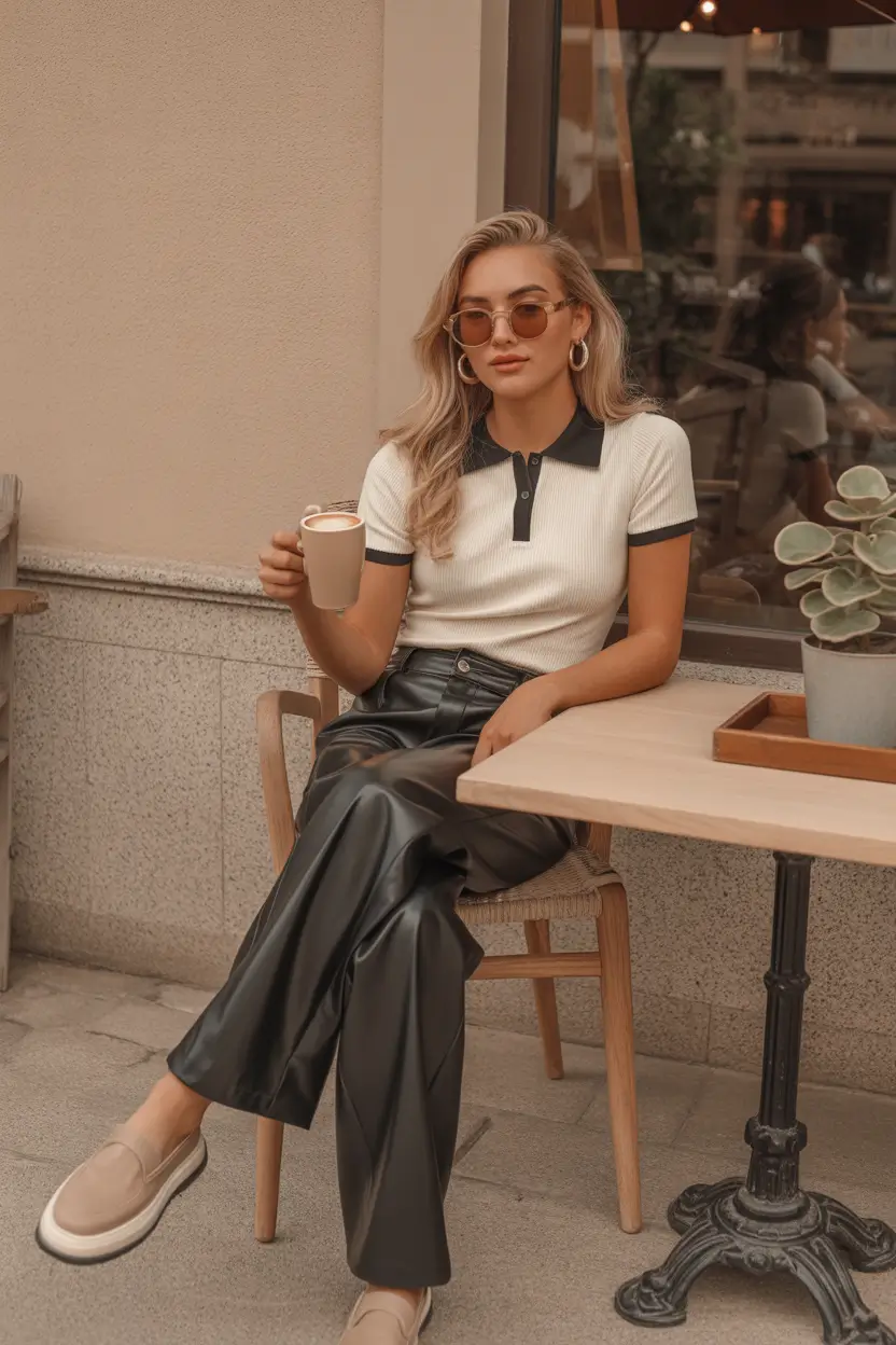 Topic+Chic Neutral Contrast for a Polished Spring Moment