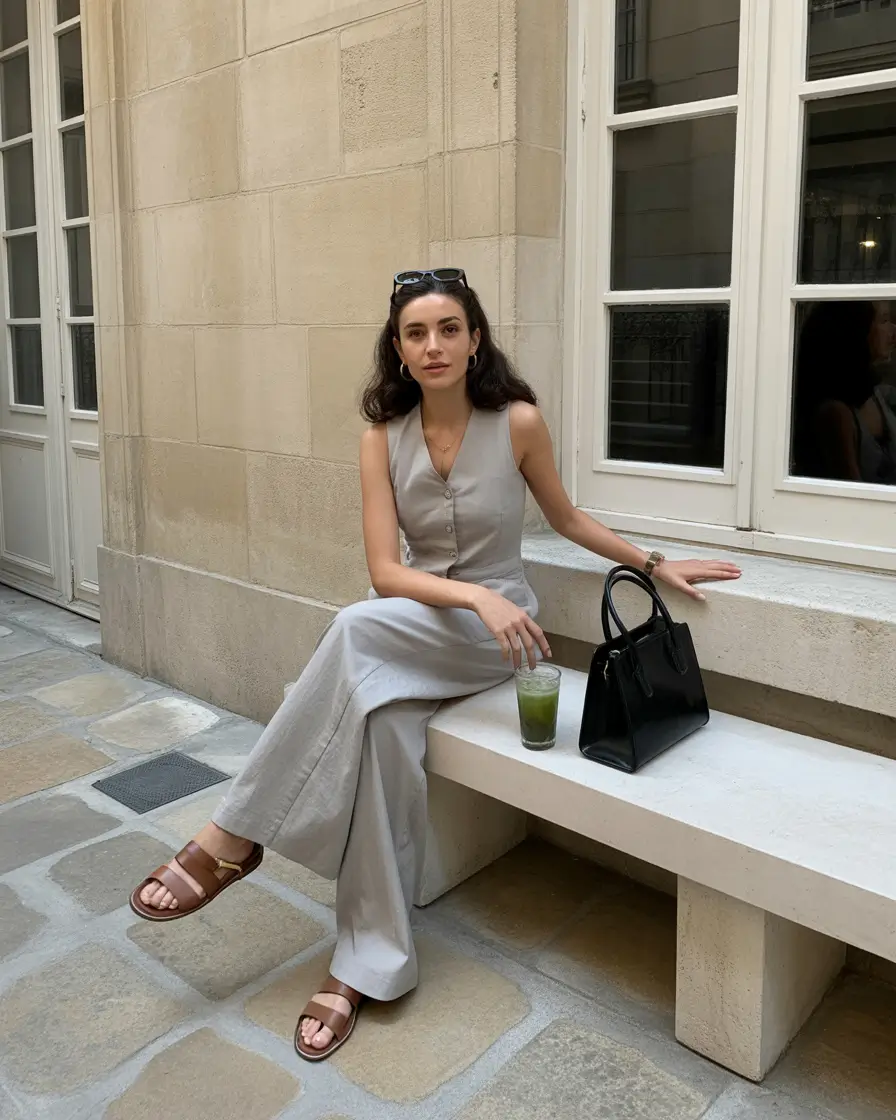 Topic+Soft Tailoring and Sandals for Early Spring Calm