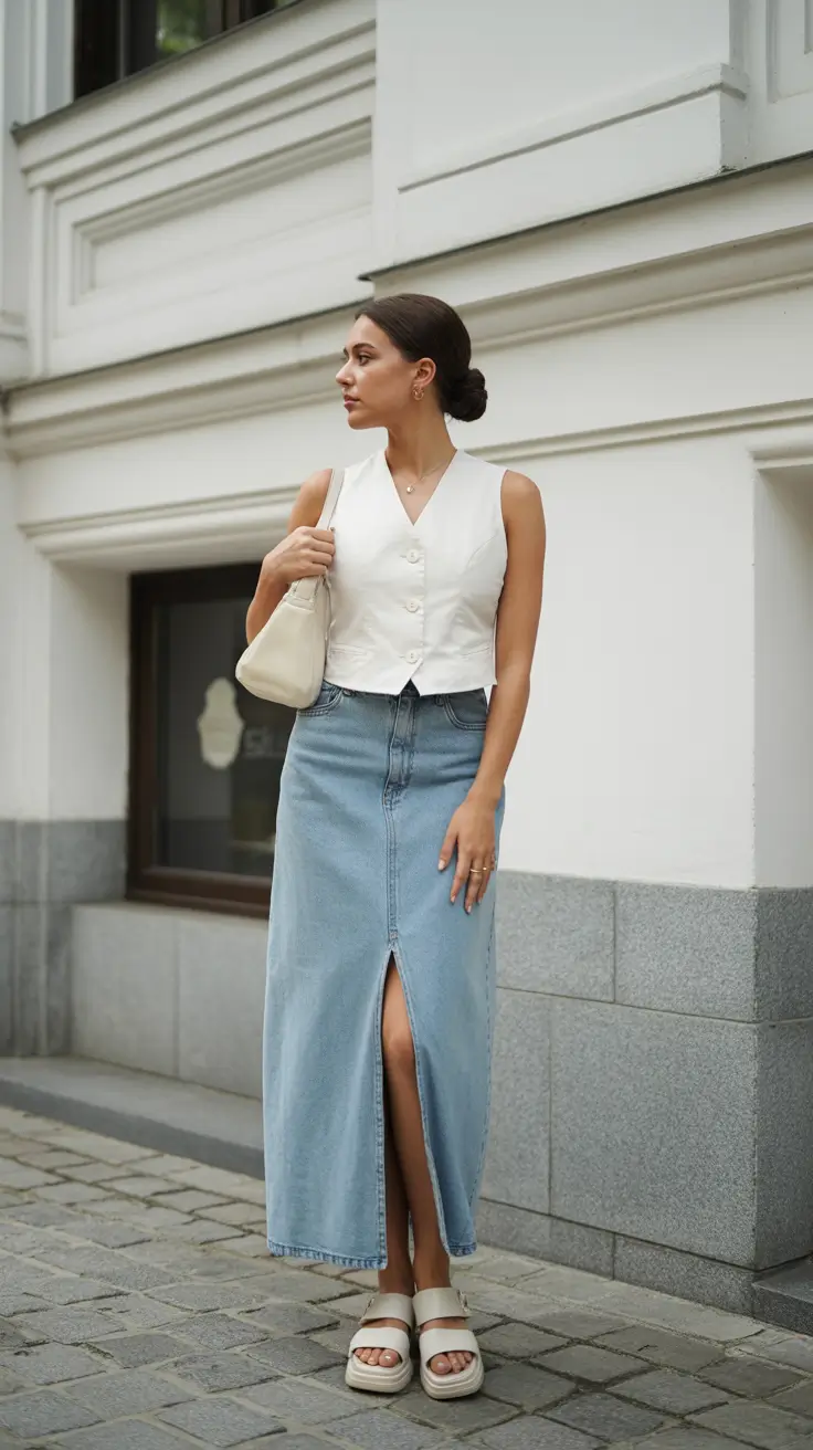 Business casual Soft Neutrals With Modern Structure