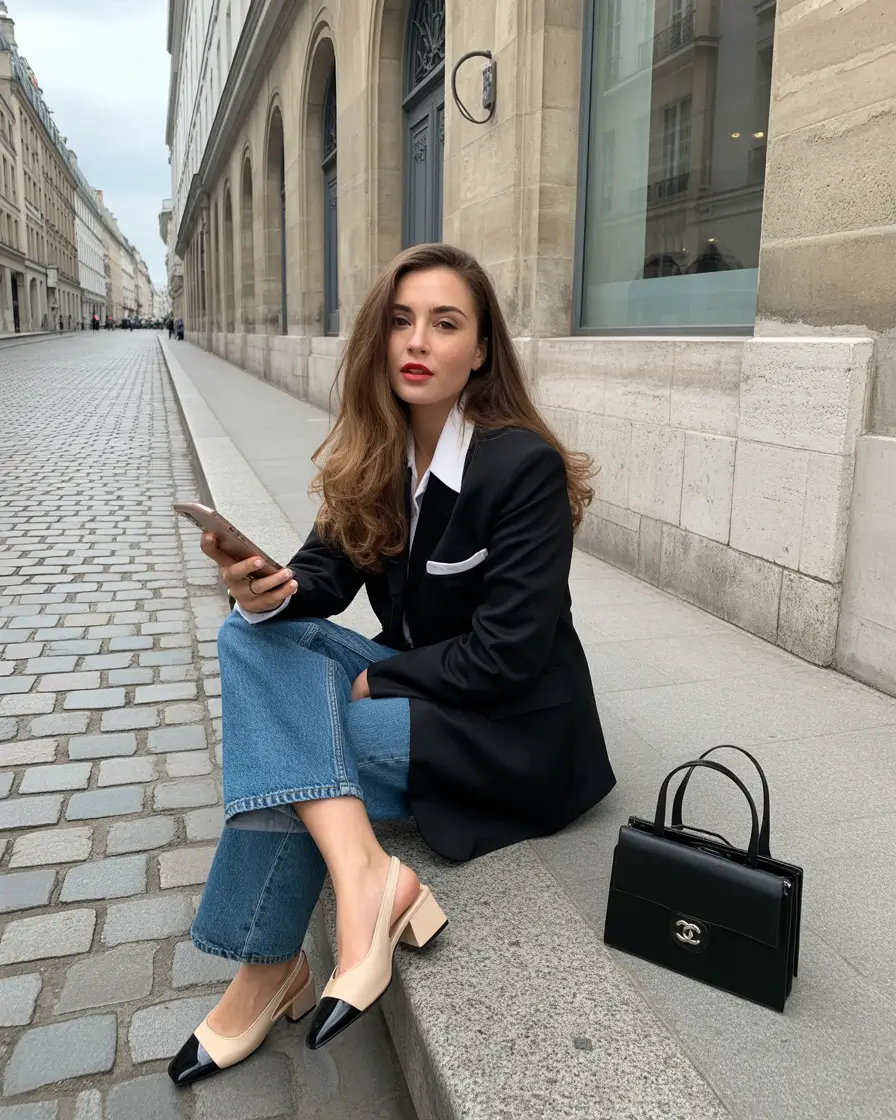 2026 Parisian-Infused Black Blazer Elegance