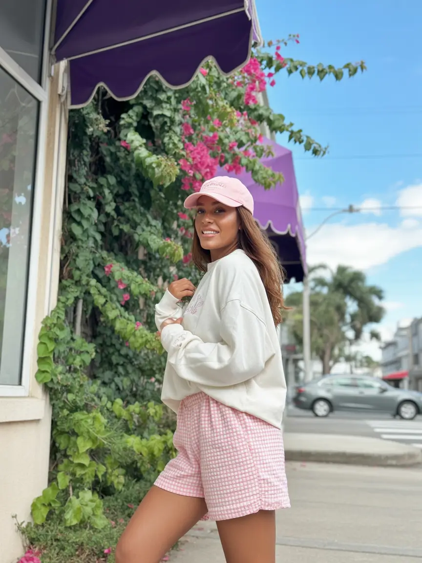 stunning spring outfits for black women 2026 - Soft Pastel Comfort With Playful Spring Lightness