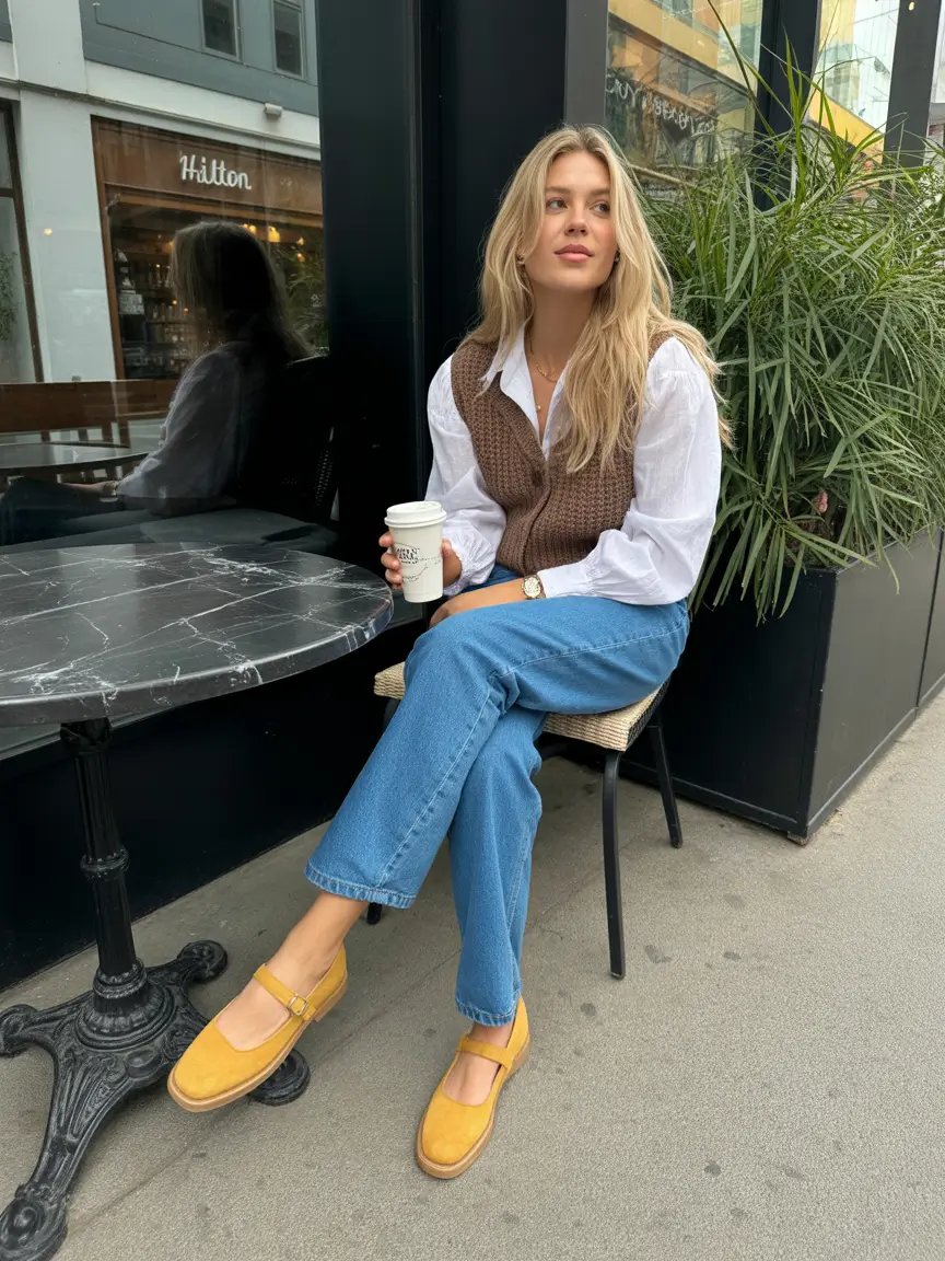 Women spring 2026 Soft Layers With Playful Color Accents