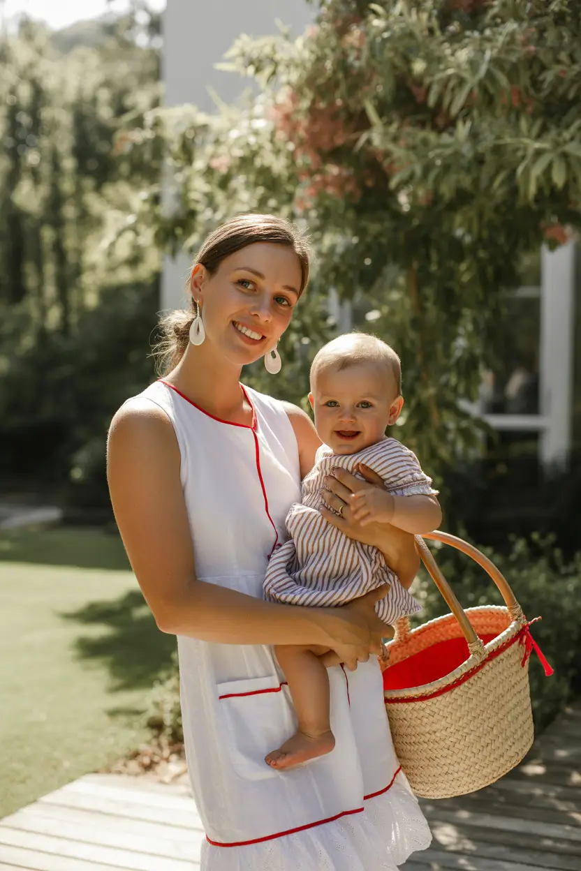 2026 Crisp Whites With Playful Stripes for Garden-Inspired Spring Portraits