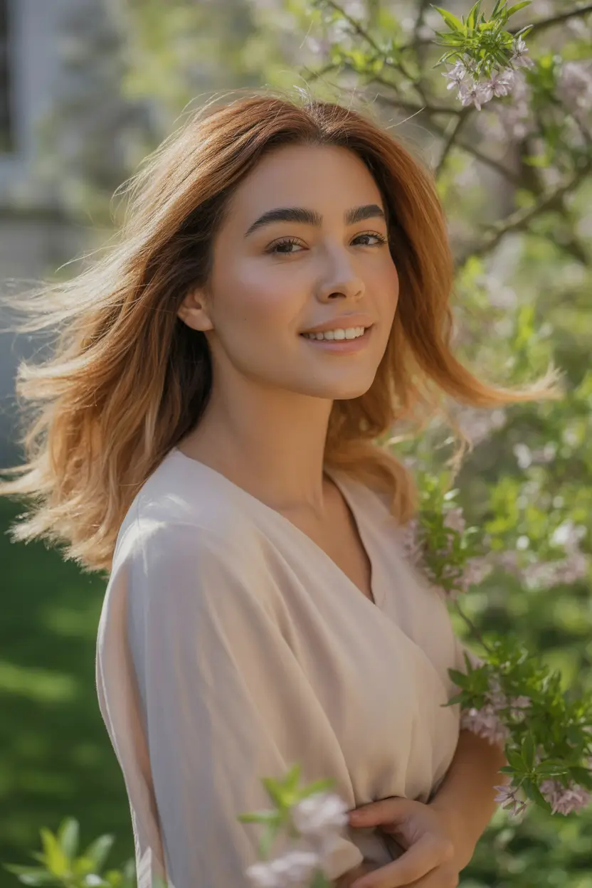 springhair Fresh Honey-Caramel Breeze for a Light Spring Lift