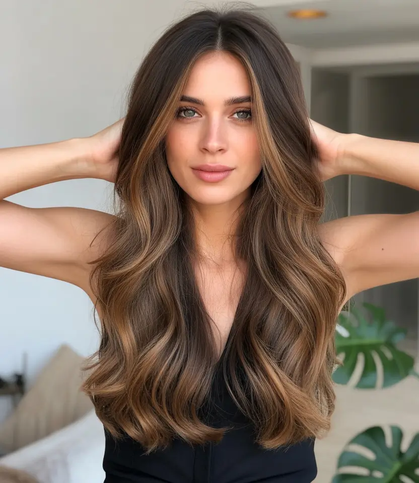 springhair Fresh Brunette-Caramel Flow with Soft Spring Radiance
