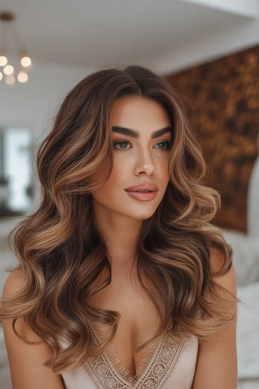 springhair Luxe Honey Brunette Ribbons for Added Dimension