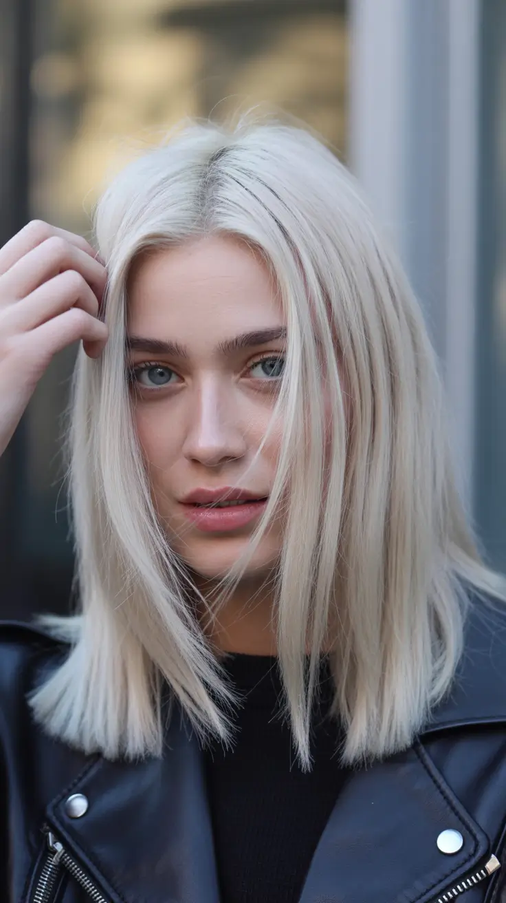 best summer hair color for blondes 2026 Ultra Light Nordic Blonde with Sleek Finish