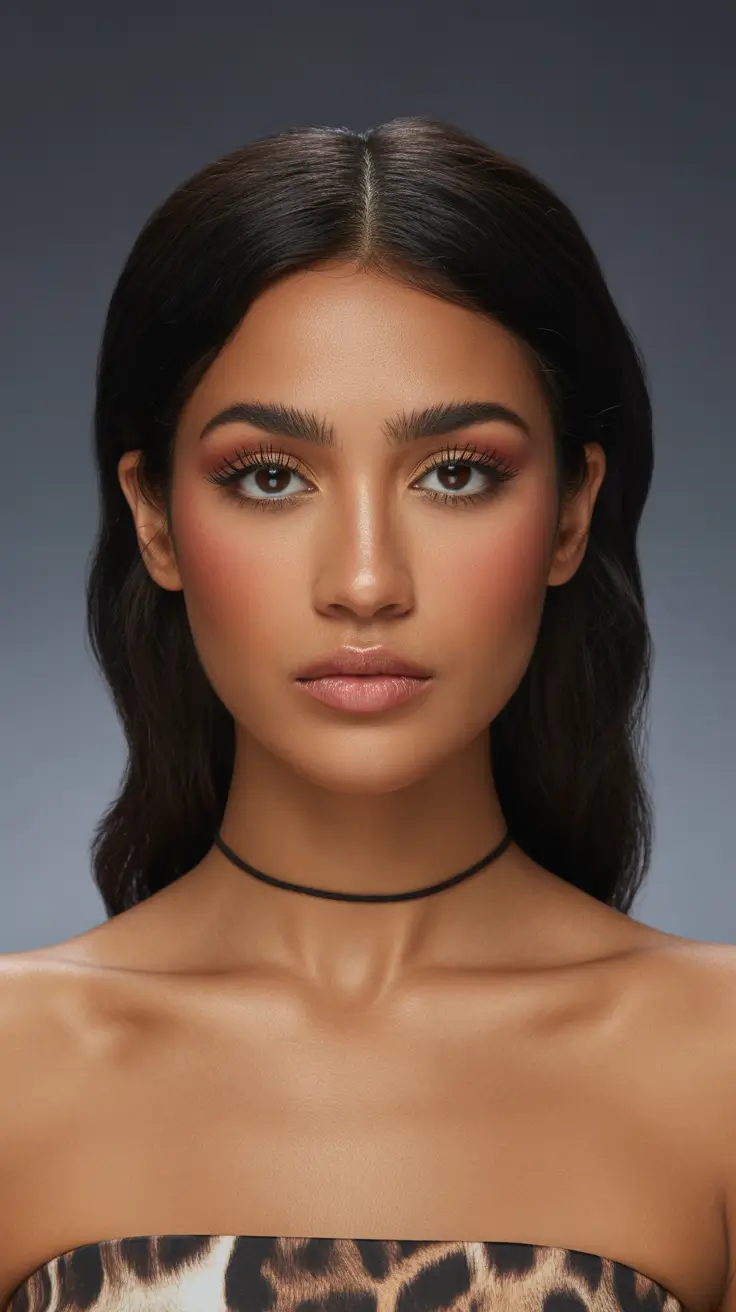 cool spring hair color for dark skin 2026 Classic Soft Black Shine with Modern Minimalism