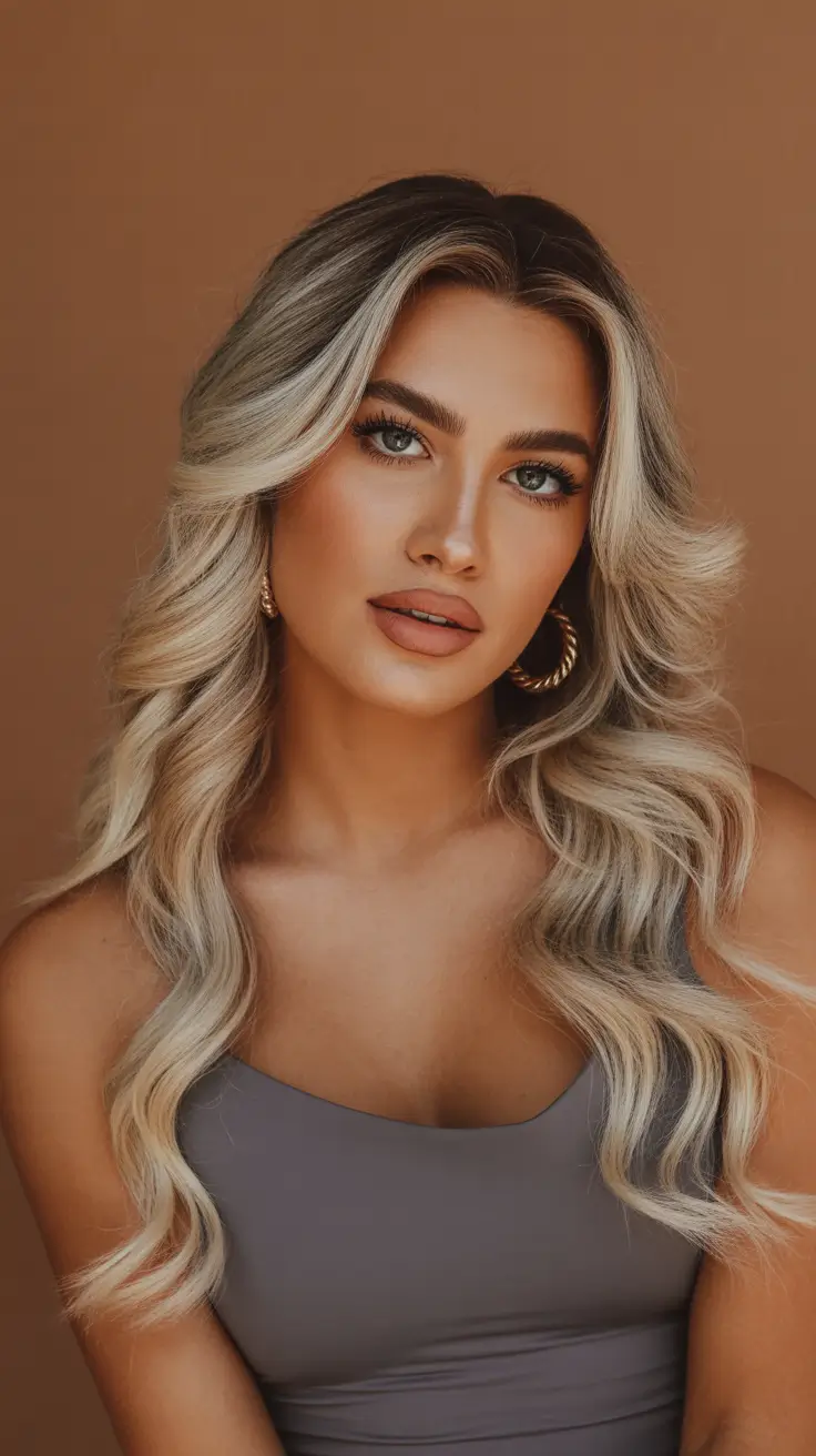 spring hair color for tan skin Vanilla Cream Blonde