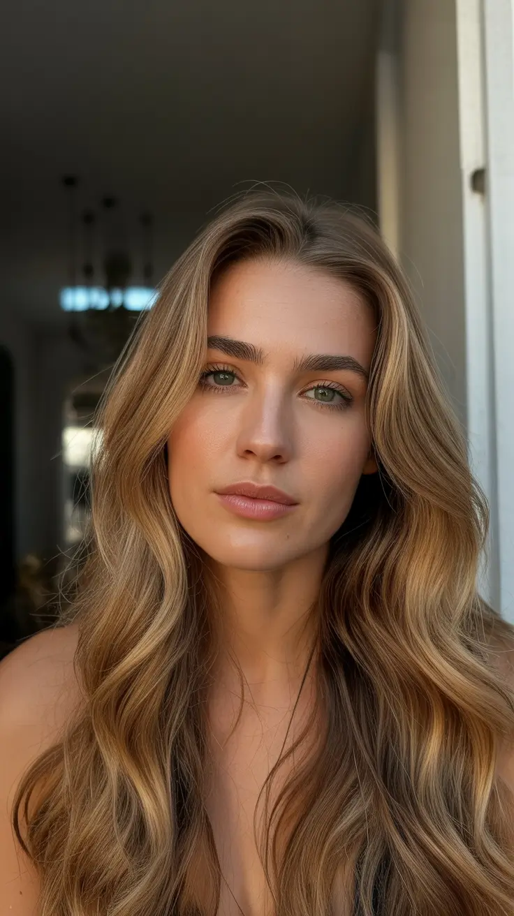 dreamy spring hair color warm skin tone 2026 Soft Honey Balayage for Warm Spring Glow