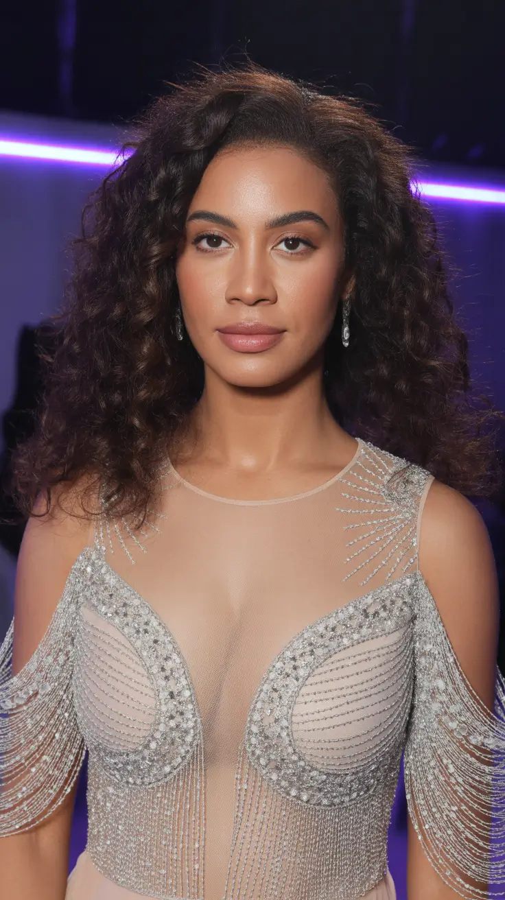 spring hair color 2026 brown skin Classic Chocolate Waves with Red Carpet Shine