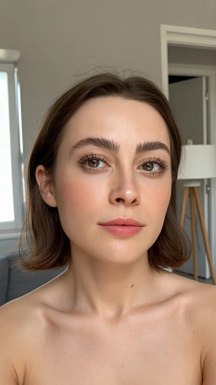 gorgeous spring hair color light skin 2026 Classic Soft Brown Bob for Natural Spring Glow